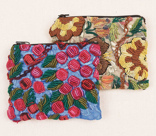 Small Floral Pouch - Recetas Fair Trade