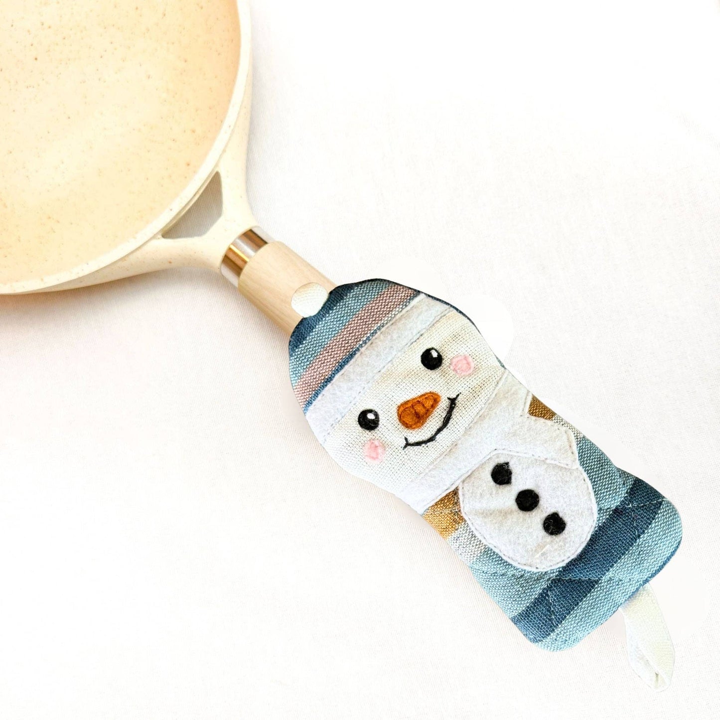 Snowman Skillet Handle Holder - Recetas Fair Trade