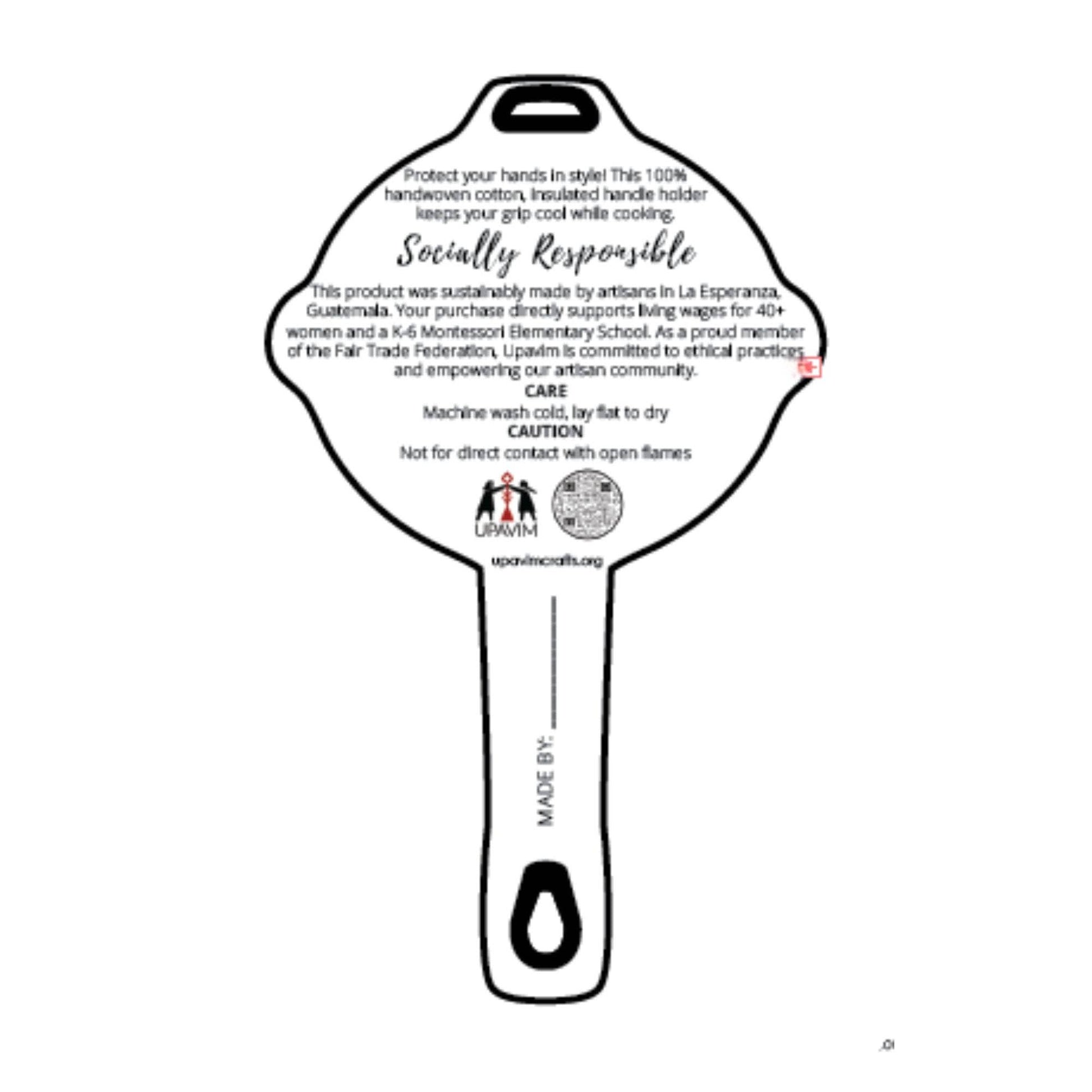 Snowman Skillet Handle Holder - Recetas Fair Trade