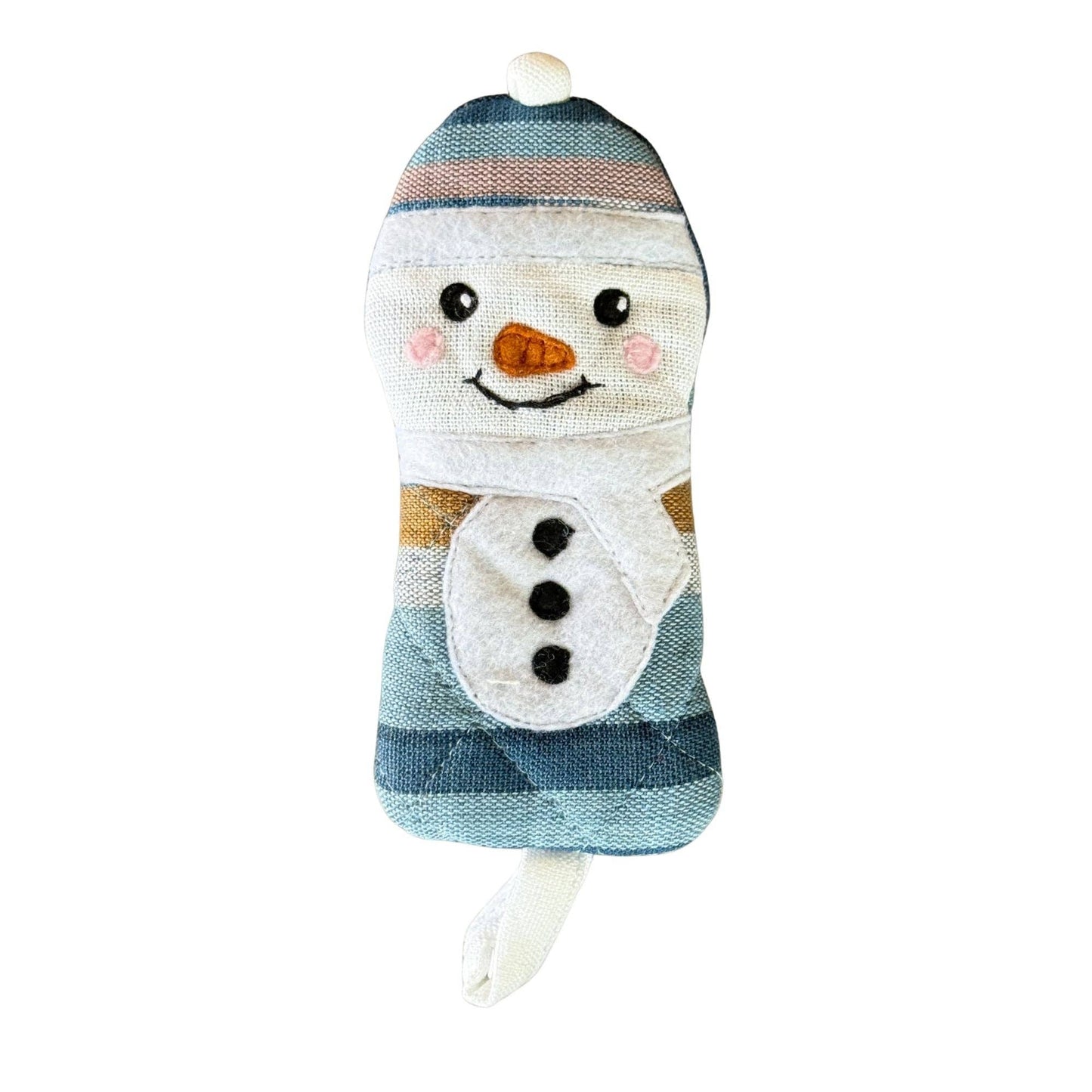 Snowman Skillet Handle Holder - Recetas Fair Trade