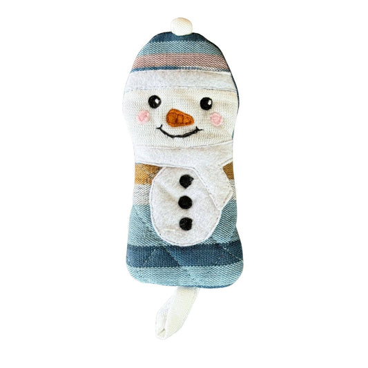Snowman Skillet Handle Holder - Recetas Fair Trade