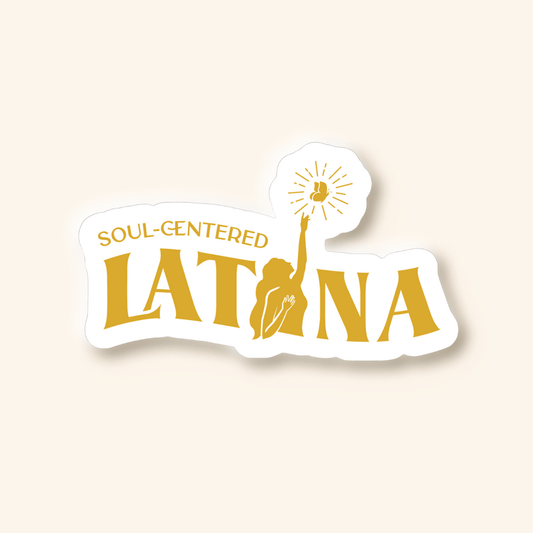 Soul - Centered Latina - Eco - Safe Sticker - Recetas Fair Trade