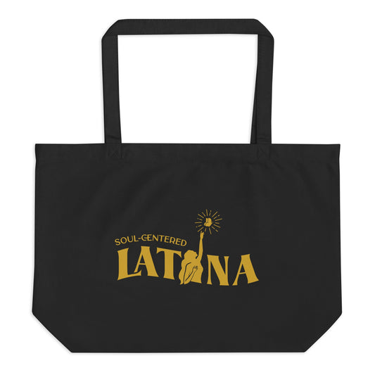 Soul Centered Latina Large Organic Tote - Recetas Fair Trade