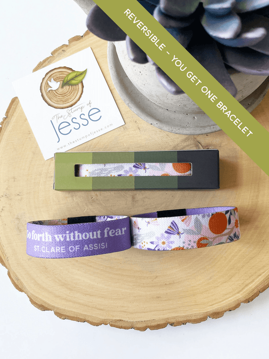 St. Clare of Assisi Reversible Bracelet - Recetas Fair Trade