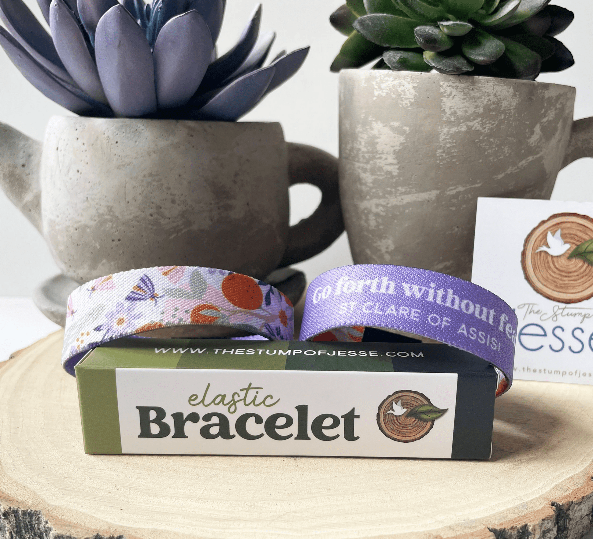 St. Clare of Assisi Reversible Bracelet - Recetas Fair Trade