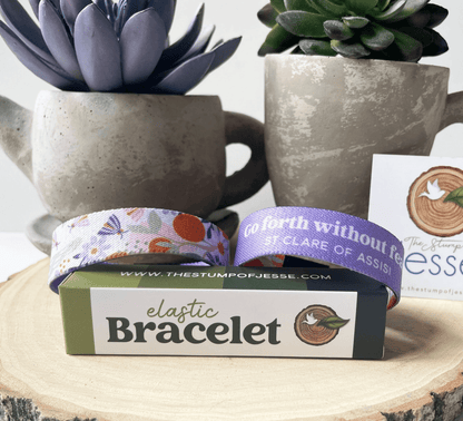 St. Clare of Assisi Reversible Bracelet - Recetas Fair Trade