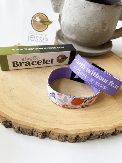 St. Clare of Assisi Reversible Bracelet - Recetas Fair Trade