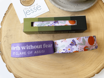 St. Clare of Assisi Reversible Bracelet - Recetas Fair Trade