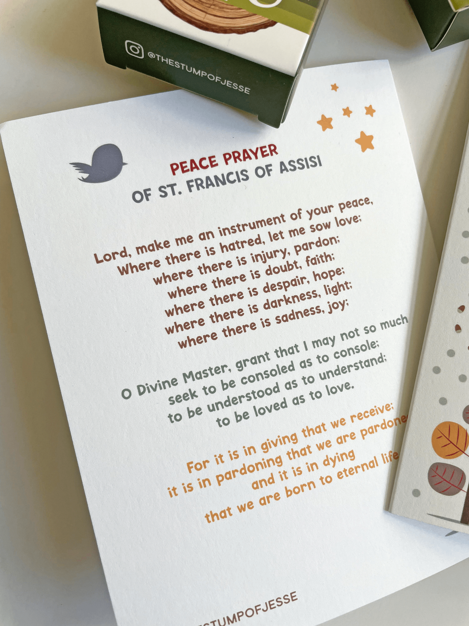 St. Francis of Assisi Greeting Card - Recetas Fair Trade