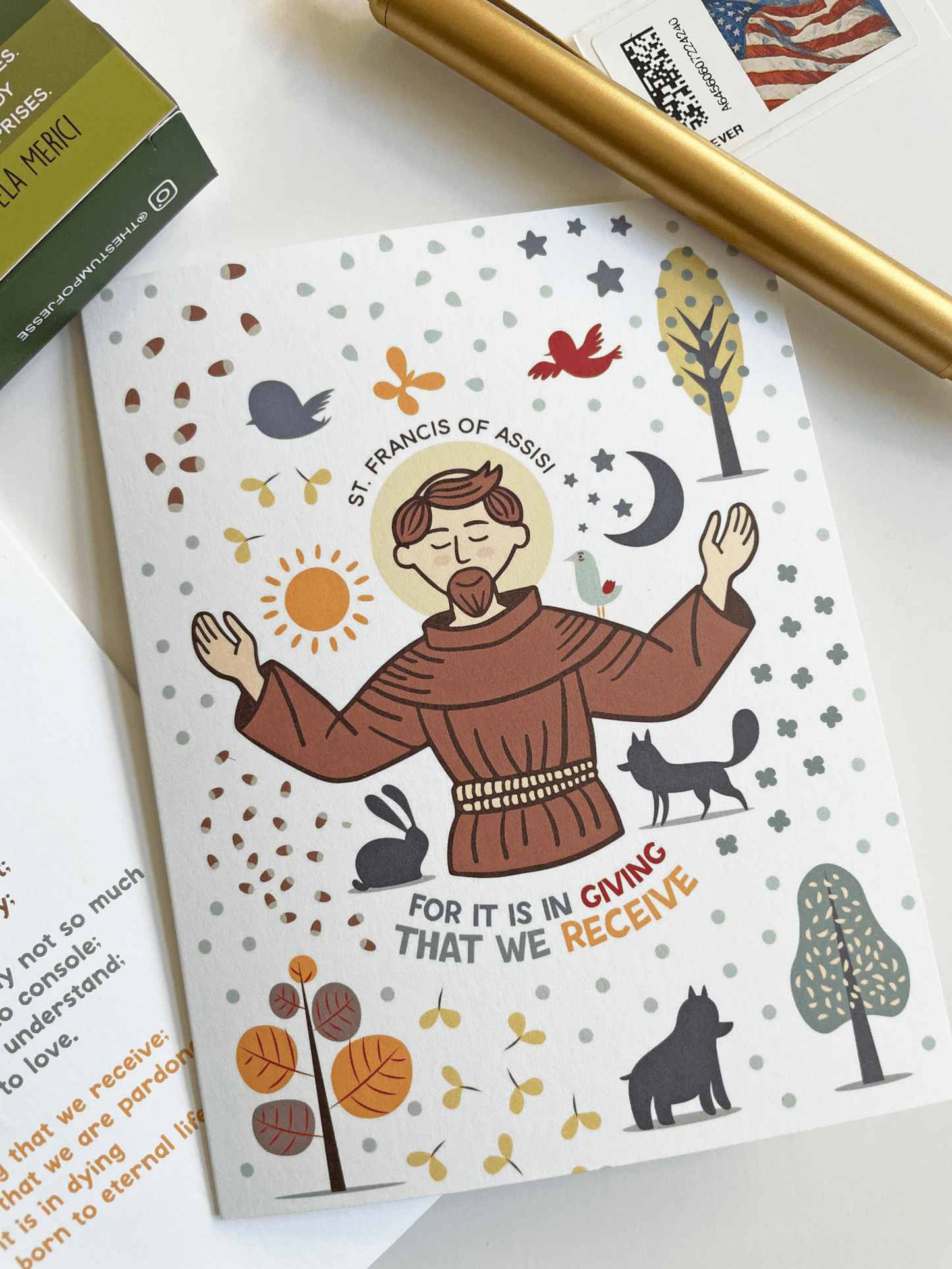 St. Francis of Assisi Greeting Card - Recetas Fair Trade