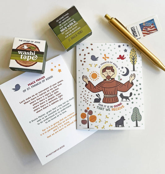 St. Francis of Assisi Greeting Card - Recetas Fair Trade