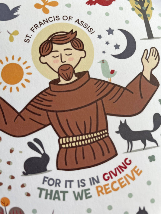 St. Francis of Assisi Greeting Card - Recetas Fair Trade