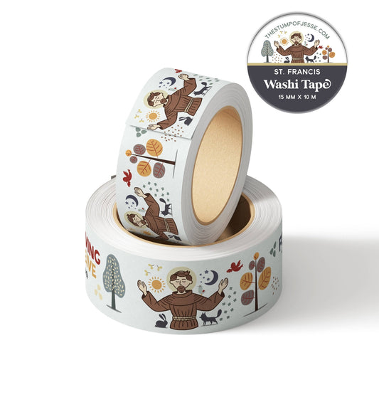 St. Francis of Assisi Washi Tape - Recetas Fair Trade