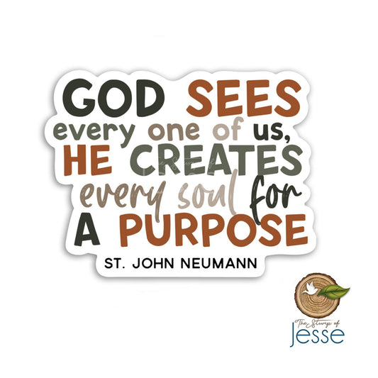 St. John Neumann Sticker - Recetas Fair Trade