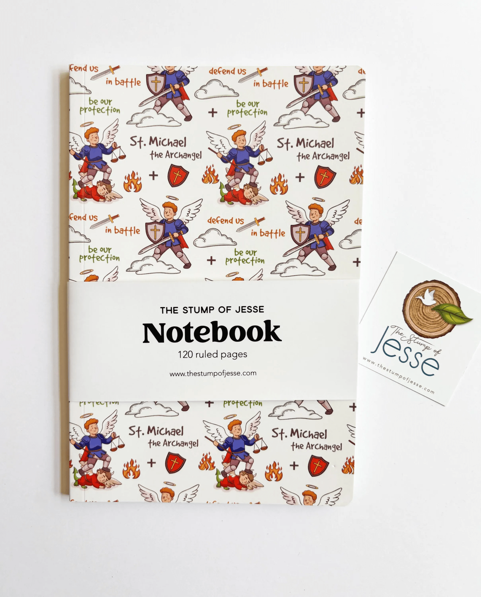 St. Michael the Archangel Journal | Ruled Notebook - Recetas Fair Trade