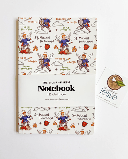 St. Michael the Archangel Journal | Ruled Notebook - Recetas Fair Trade