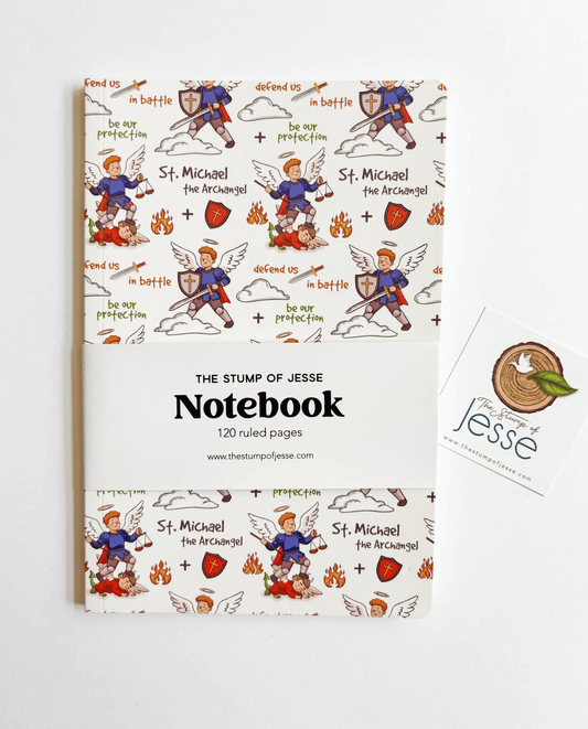 St. Michael the Archangel Journal | Ruled Notebook - Recetas Fair Trade