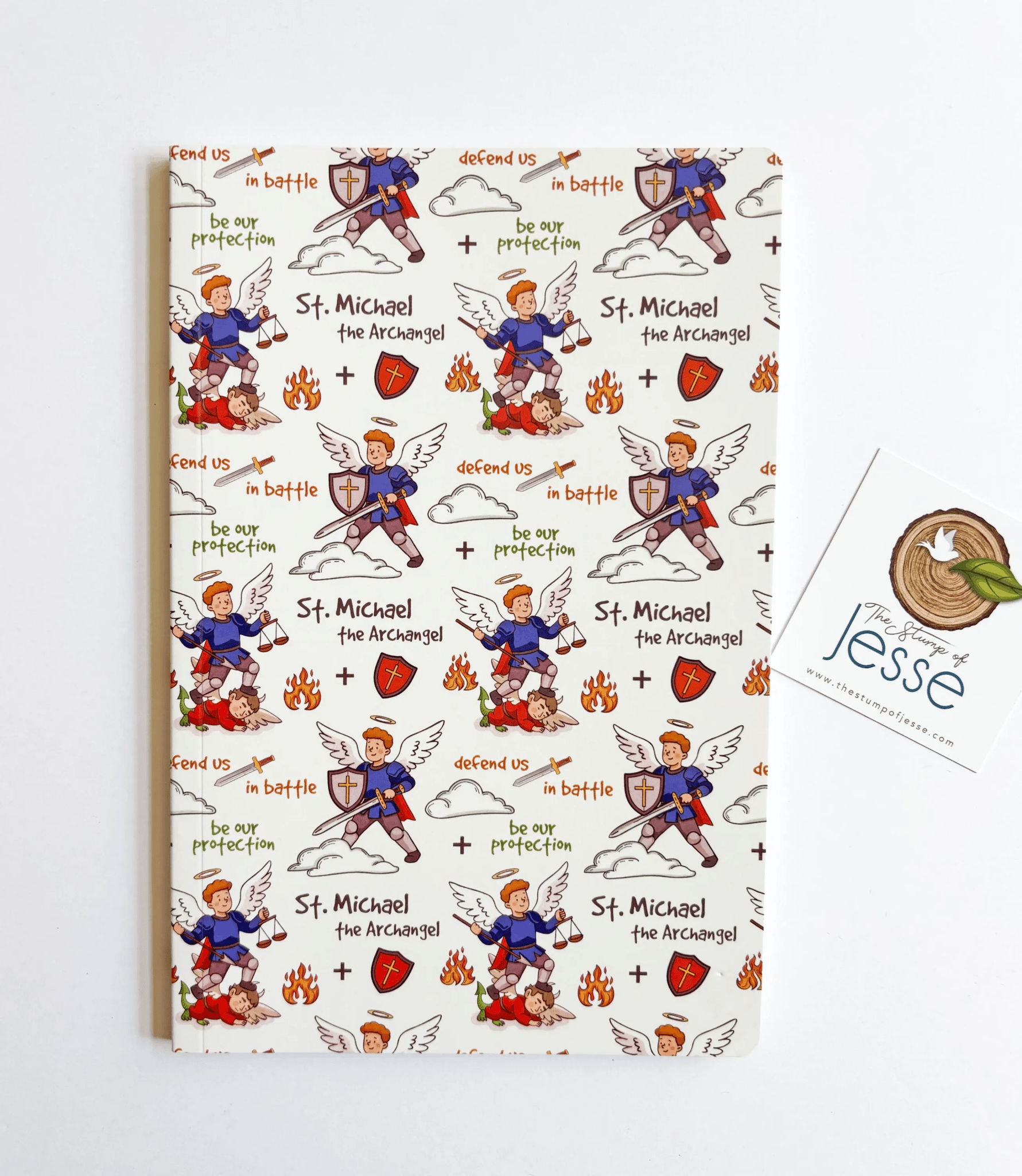 St. Michael the Archangel Journal | Ruled Notebook - Recetas Fair Trade