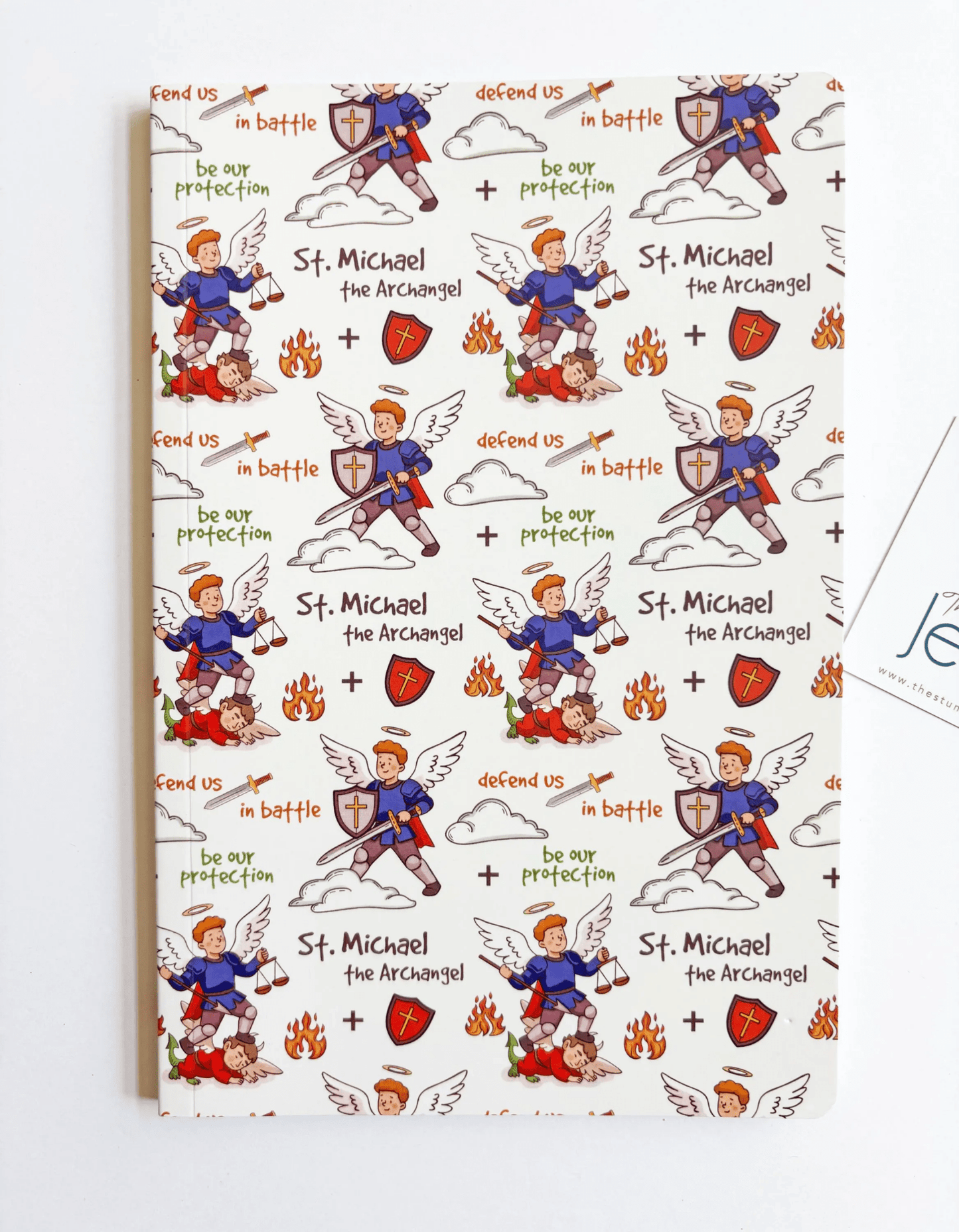 St. Michael the Archangel Journal | Ruled Notebook - Recetas Fair Trade