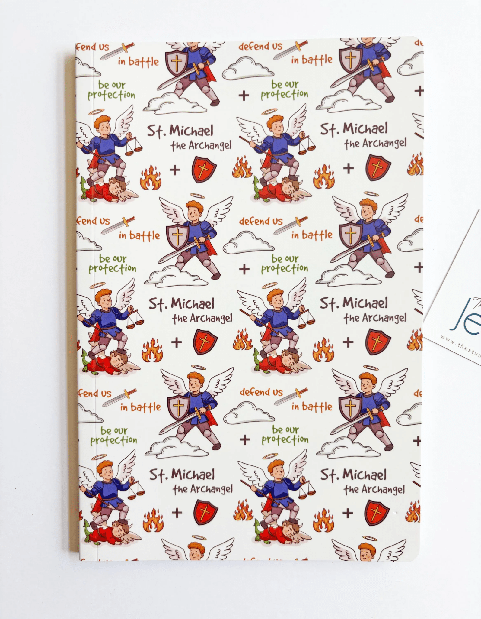 St. Michael the Archangel Journal | Ruled Notebook - Recetas Fair Trade