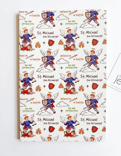 St. Michael the Archangel Journal | Ruled Notebook - Recetas Fair Trade