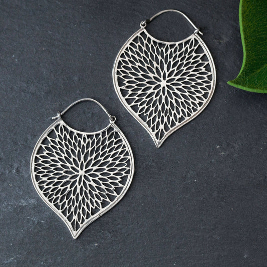 Sterling Silver Petal Cutout Earring - Recetas Fair Trade