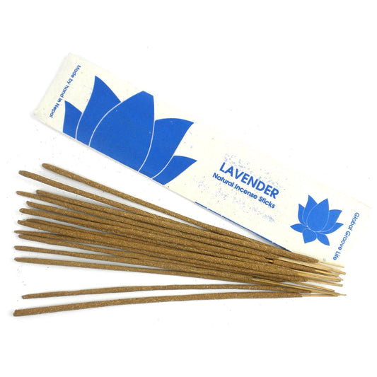 Stick Incense, lavender -10 Stick Pack - Recetas Fair Trade