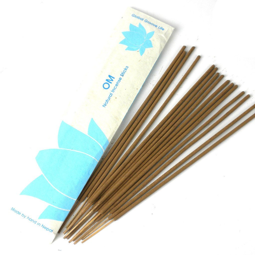 Stick Incense, OM -10 Stick Pack - Recetas Fair Trade