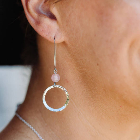 Stone Drop Earrings - Recetas Fair Trade