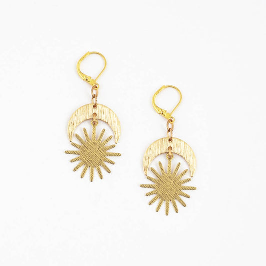 Sun and Moon Earrings - Recetas Fair Trade