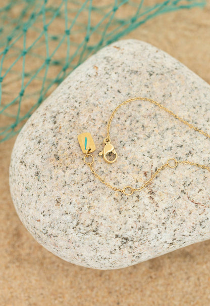 The Chosen Four - Sided Necklace Gold - Recetas Fair Trade