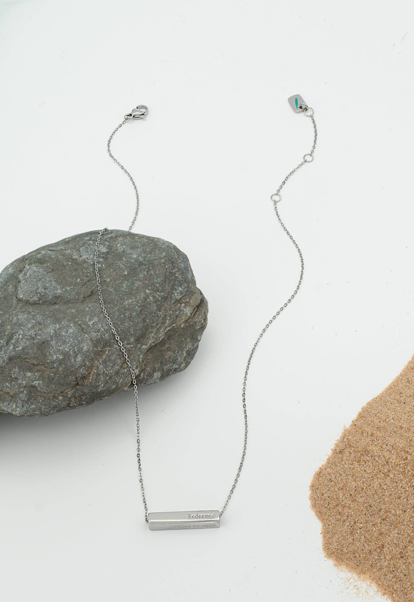 The Chosen Four - Sided Necklace Silver - Recetas Fair Trade