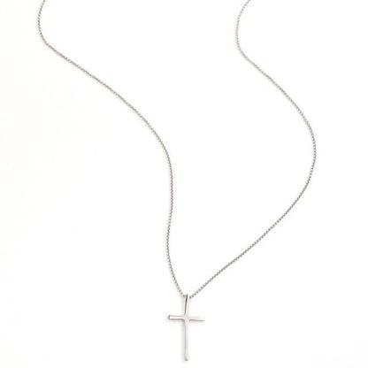 The Classic Cross Necklace in Sterling Silver - Recetas Fair Trade