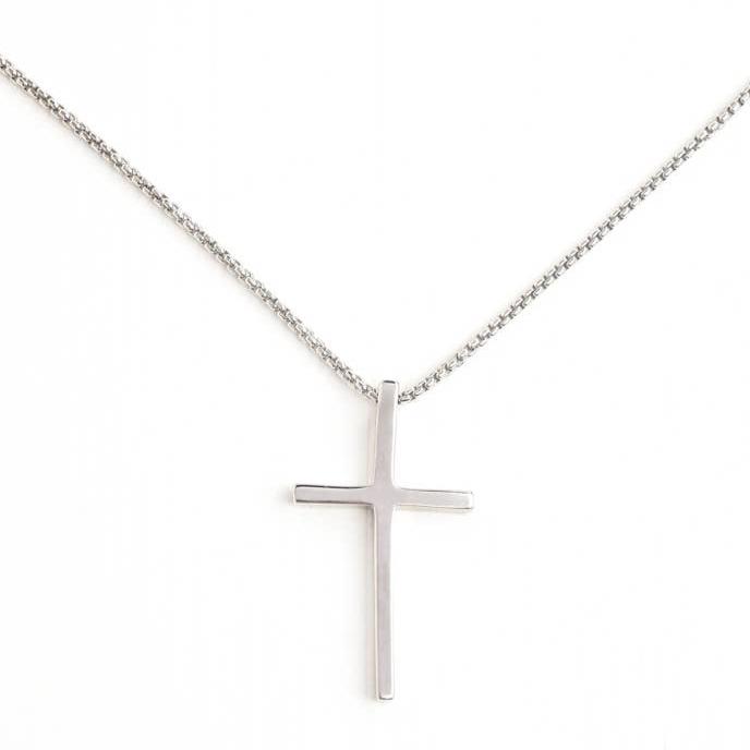 The Classic Cross Necklace in Sterling Silver - Recetas Fair Trade