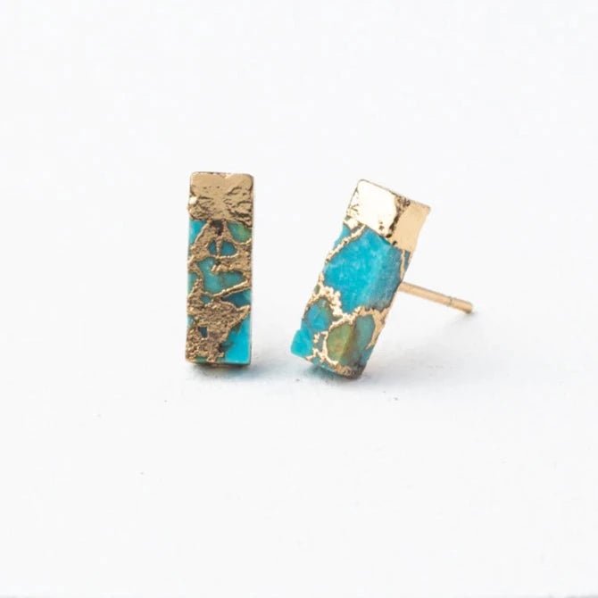 The Remarkable Turquoise Gift Set in Gold - Recetas Fair Trade