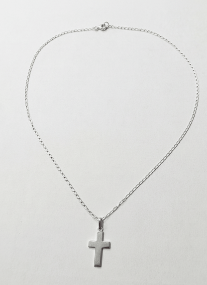 The Simple Cross Necklace | Sterling Silver - Recetas Fair Trade