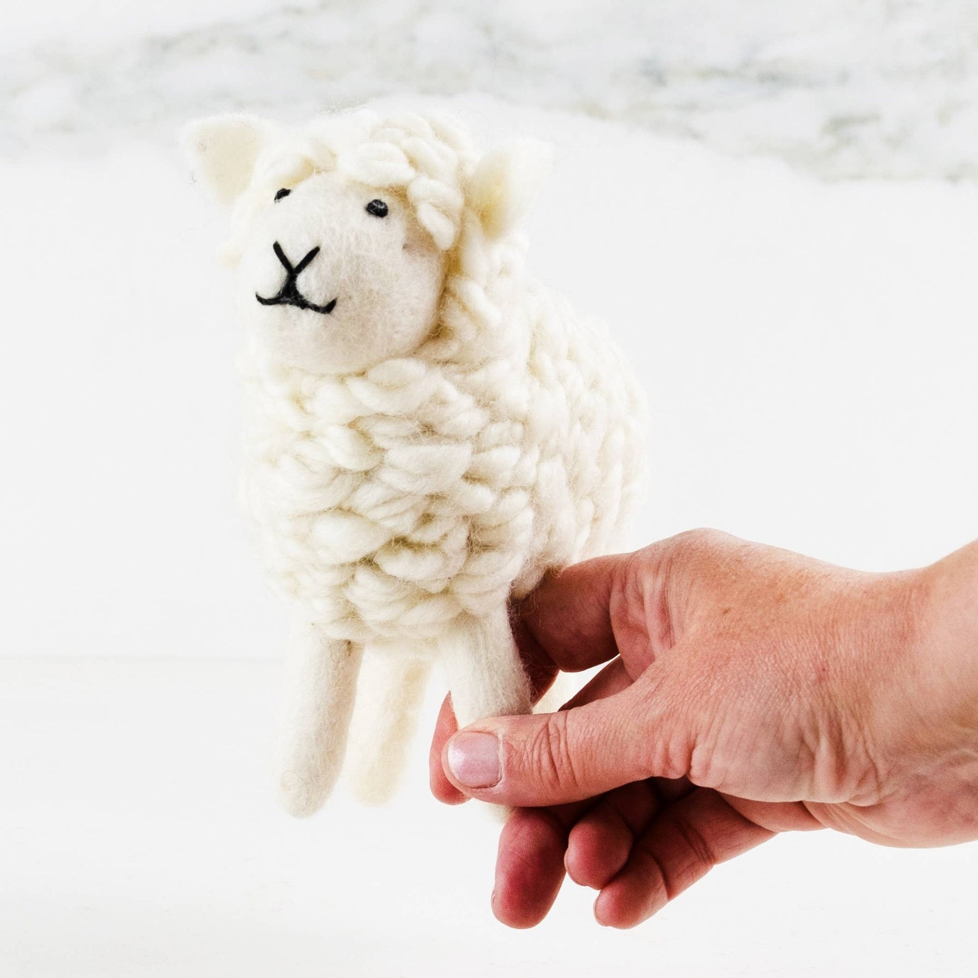 Toys - Sheep - Wooly White - Small - Recetas Fair Trade