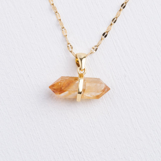 Treasured Citrine Necklace - Recetas Fair Trade