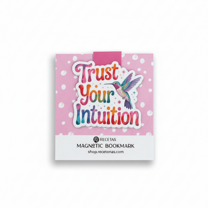 Trust your Intuition Magnetic Bookmark - Recetas Fair Trade
