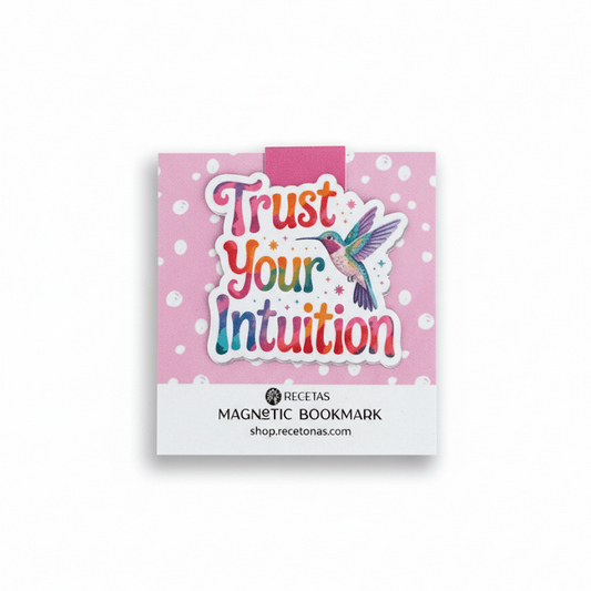 Trust your Intuition Magnetic Bookmark - Recetas Fair Trade
