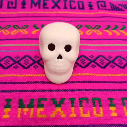 Unpainted White Ceramic Sugar Skulls To Paint - Recetas Fair Trade