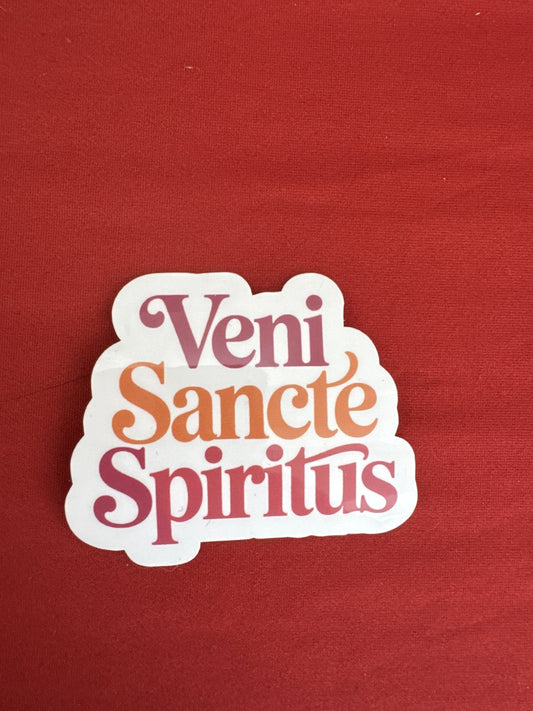 Veni Sancte Spiritus Sticker - Recetas Fair Trade