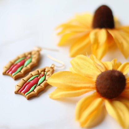 Virgen De Guadalupe Earrings - Recetas Fair Trade