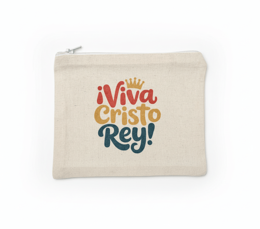 Viva Cristo Rey Pouch - Recetas Fair Trade