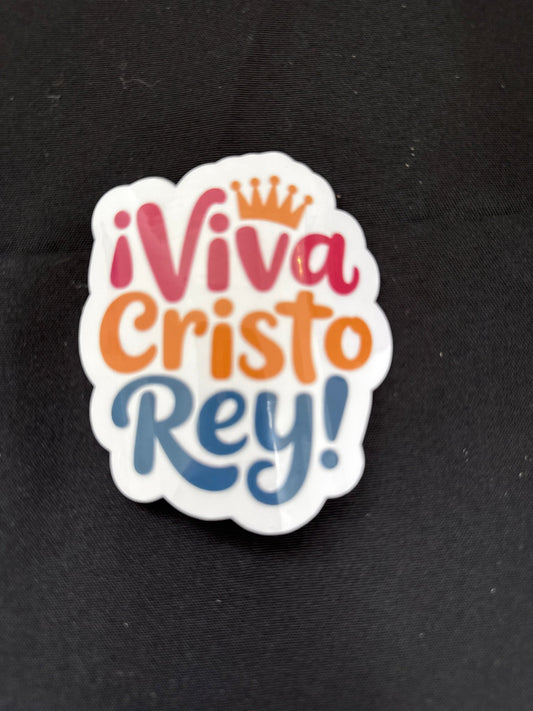 Viva Cristo Rey Sticker - Recetas Fair Trade