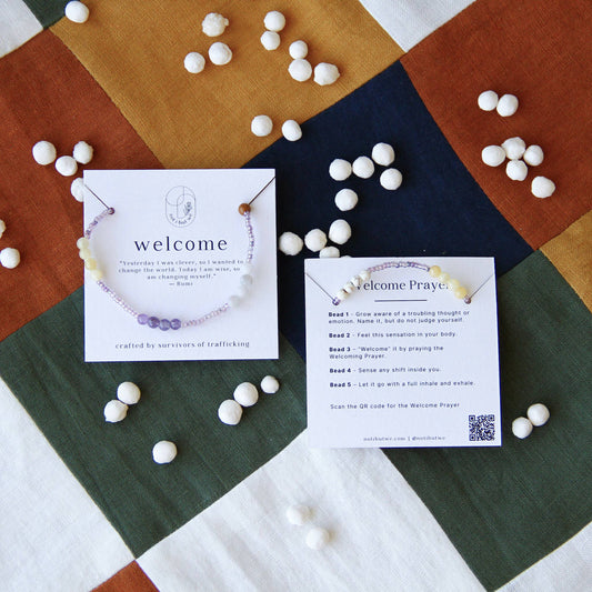 Welcome Mindfulness Bracelet - Recetas Fair Trade