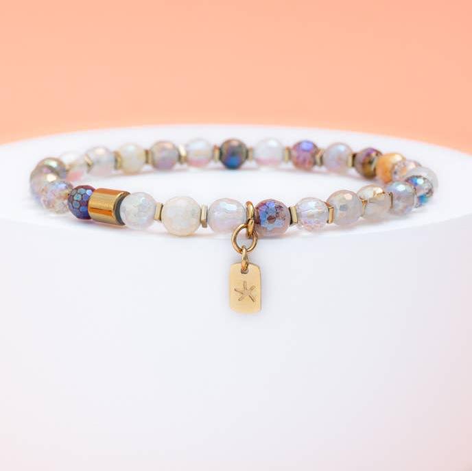 YuYu Gemstone Beaded Bracelet - Recetas Fair Trade