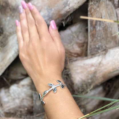 Cuff Bracelet, Leaves